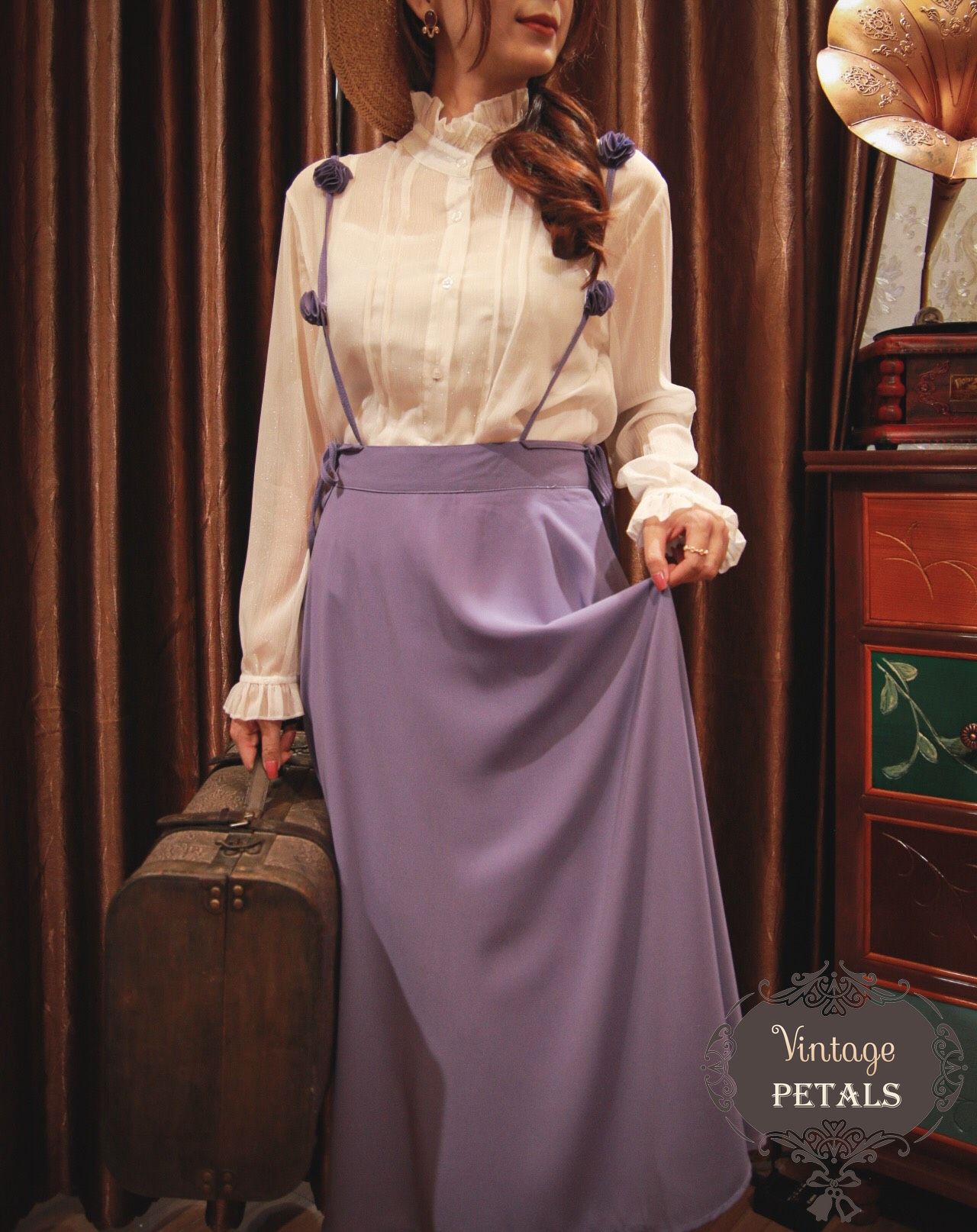 Đầm Công Sở Lokosa Váy Sơ Mi Maxi Dáng Dài Xòe Tay Ngắn Có Hàng Nút Phong  Cách Hàn Quốc Vintage Đi Dự Tiệc Vd106   Hazomicom  Mua Sắm Trực